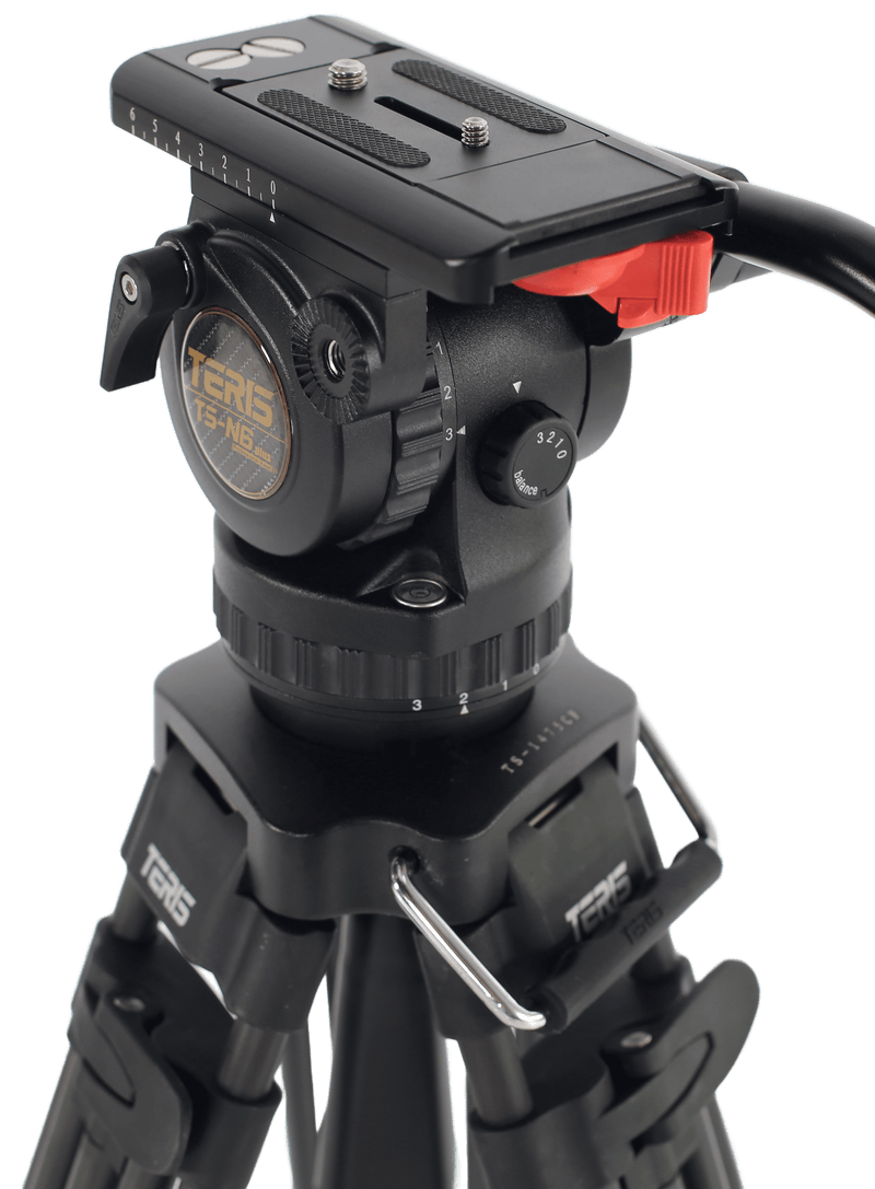 TSN6CF PLUS Fluid Head & Tripod Kit TERIS 