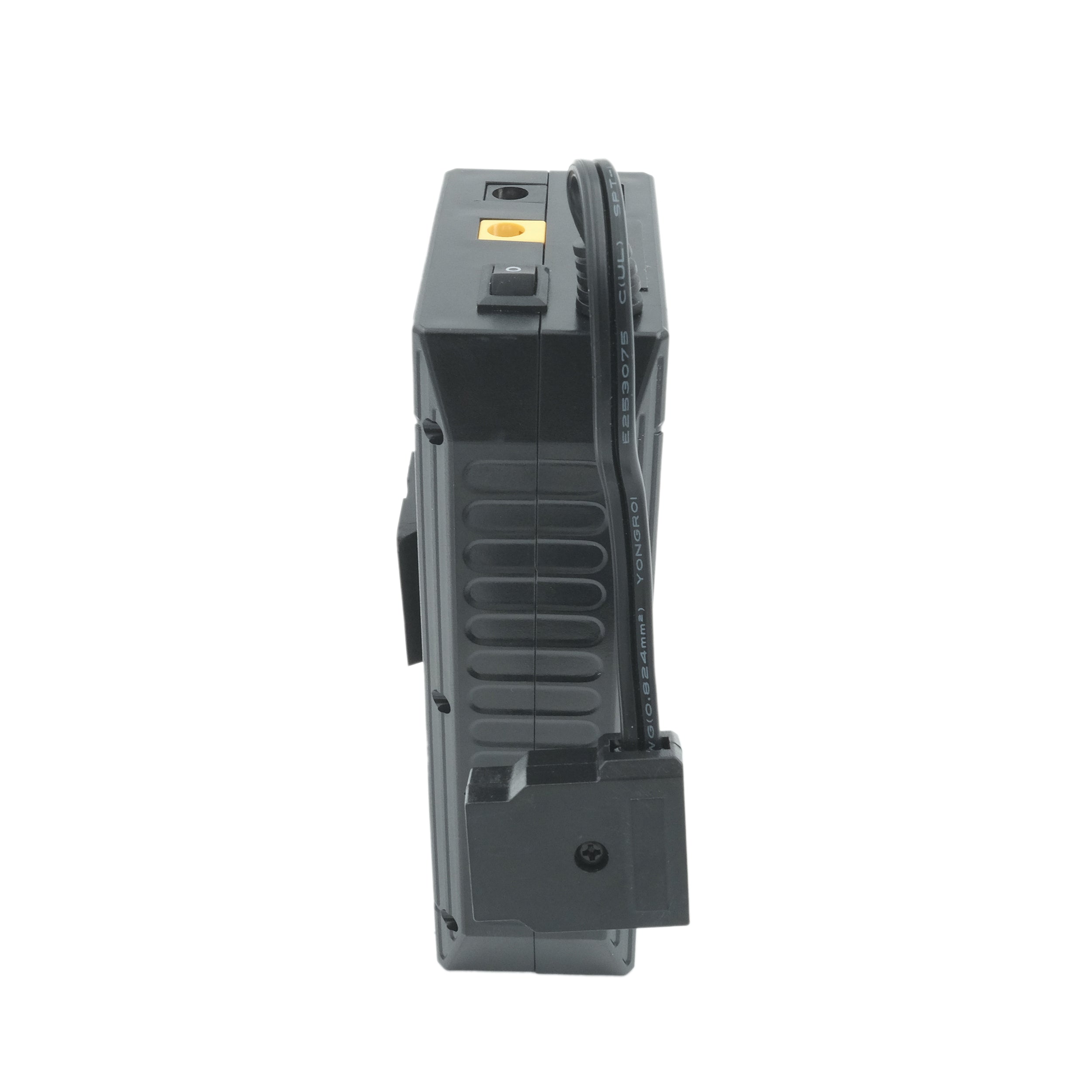 Porta-Pak Battery with D-Tap Output & Charger (8V/12V) (V-Lock Adapter Mount) & V-Mount Battery Clamp Bundle Indipro 