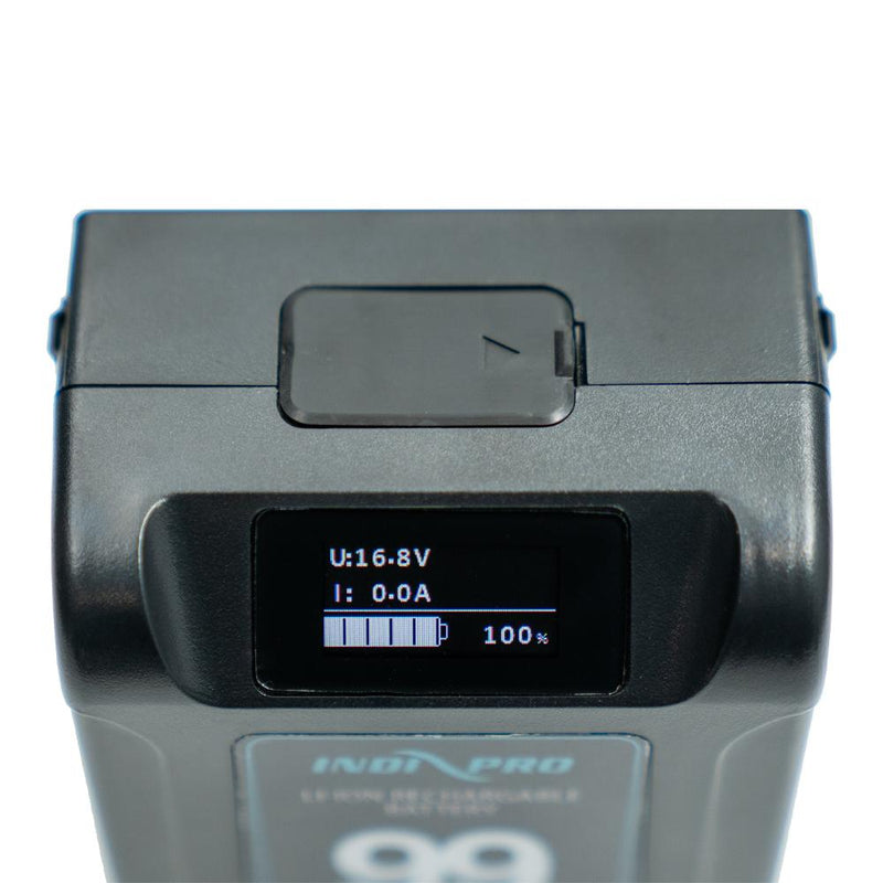 Refurbished Micro Alpha Series 99Wh V-Mount Li-Ion Battery (Black Color) Indipro 
