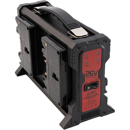 Quad 26V Gold Mount Lithium-Ion Battery Charger Indipro 