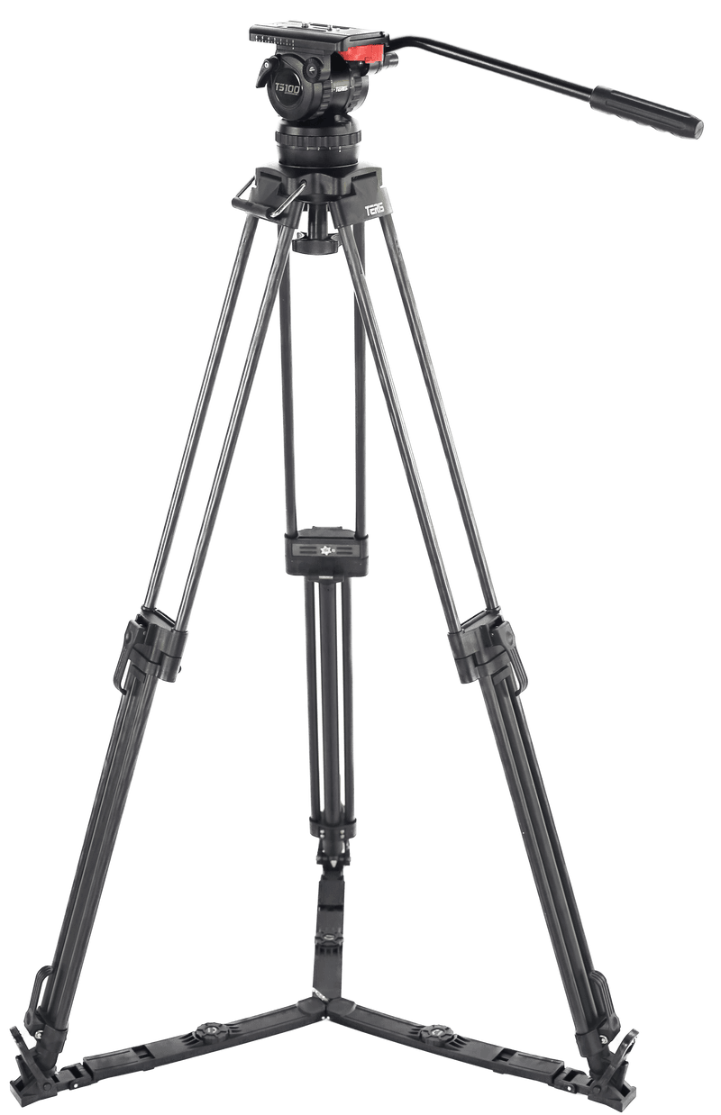 TS100CF Fluid Head and Tripod Kit TERIS 