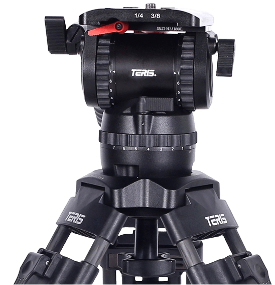 TS150 Fluid Head Fluid Head & Tripod Kit TERIS 