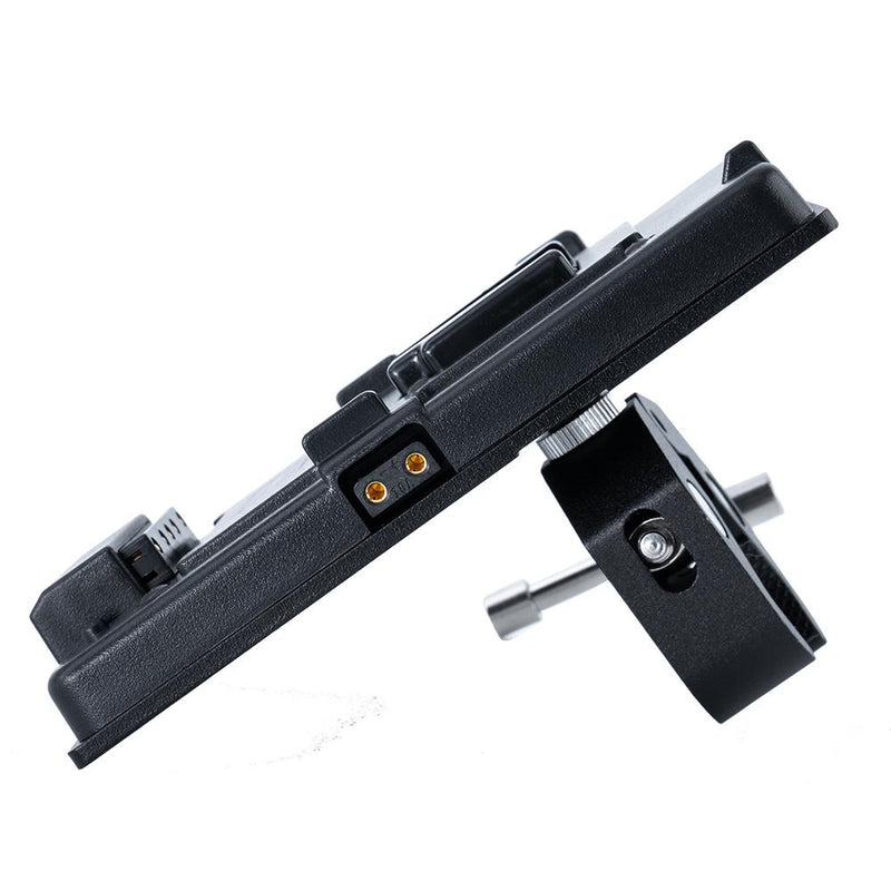 V-Mount Battery Adapter Plate with D-Tap Output and Mounting Clamp Indipro Tools 