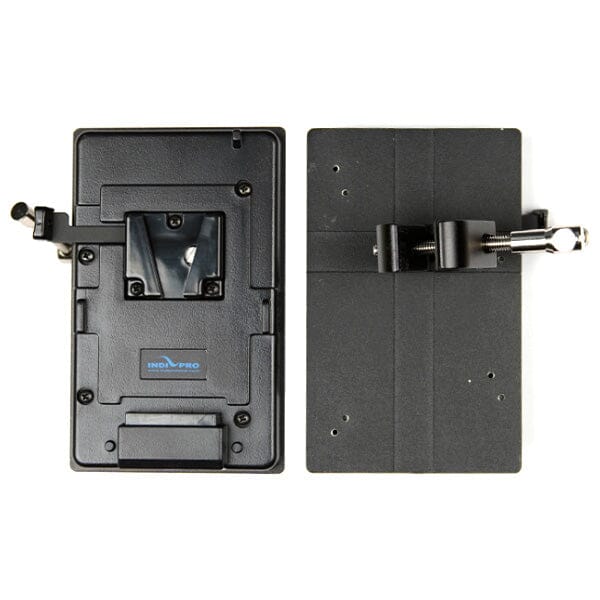 V-Mount Battery Adapter Plate with D-Tap Output and Mounting Clamp Batter Adapter Plate Indipro Tools 
