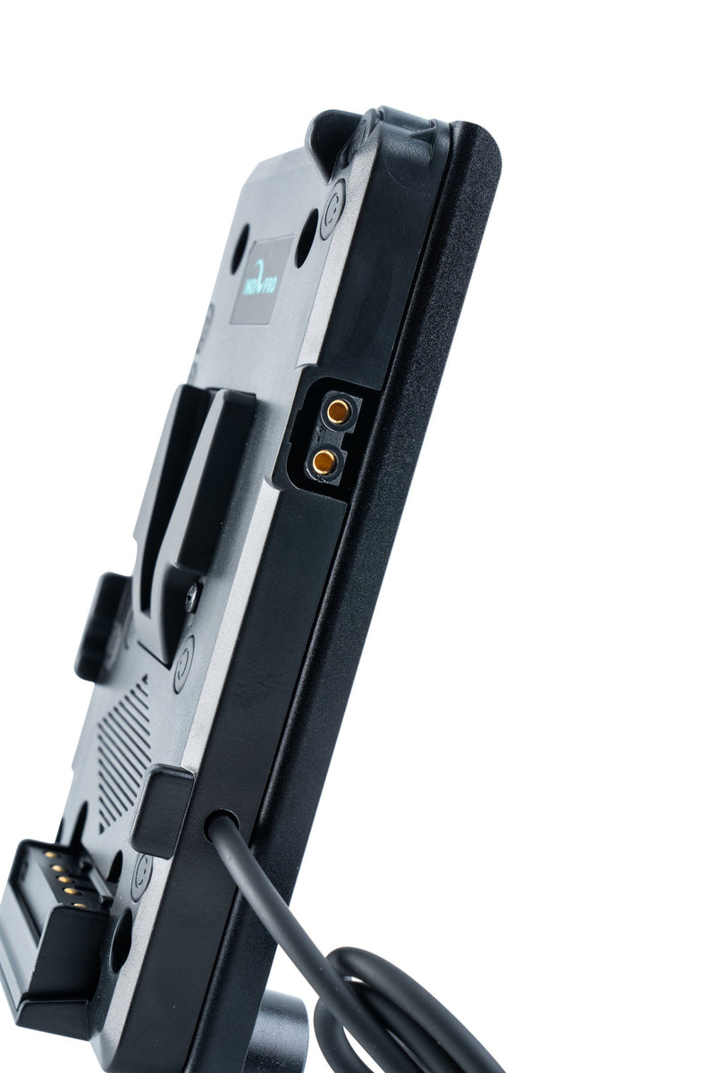 V-Mount Battery Adapter Plate with Sony L-Series Type Dummy Battery w/ 15mm Rod System (24") Sony L-Series (NP-F) Powered Devices Indipro 